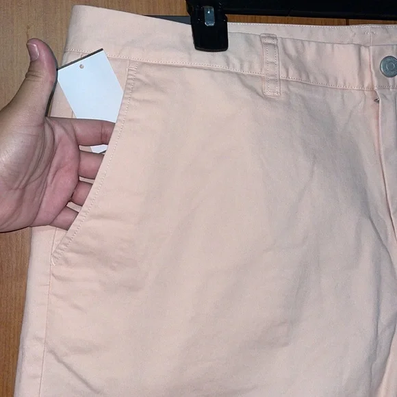 NWT Mens Bonobos Stretch Washed Chinos - Peach - Size 40 - Picture 8 of 15